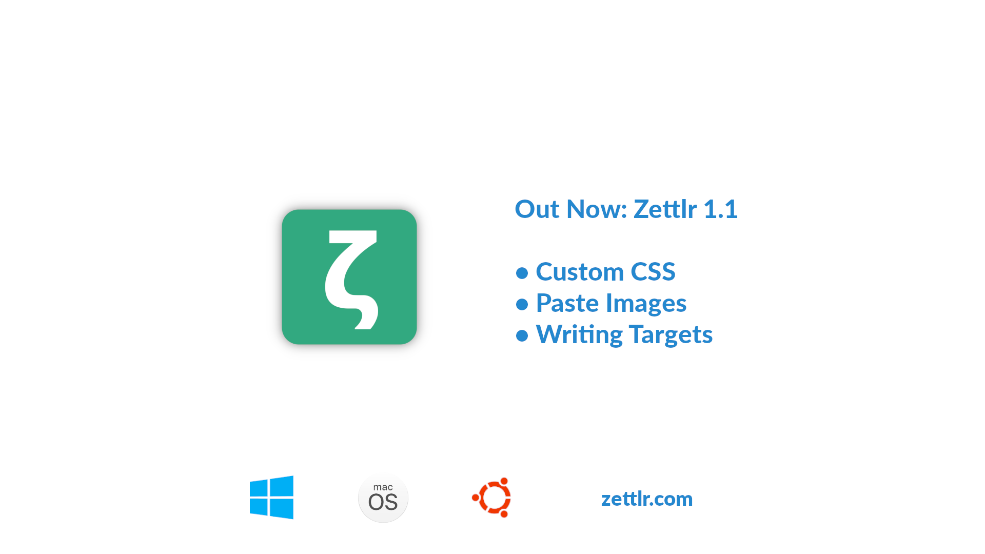 Zettlr 1.1.0 Released