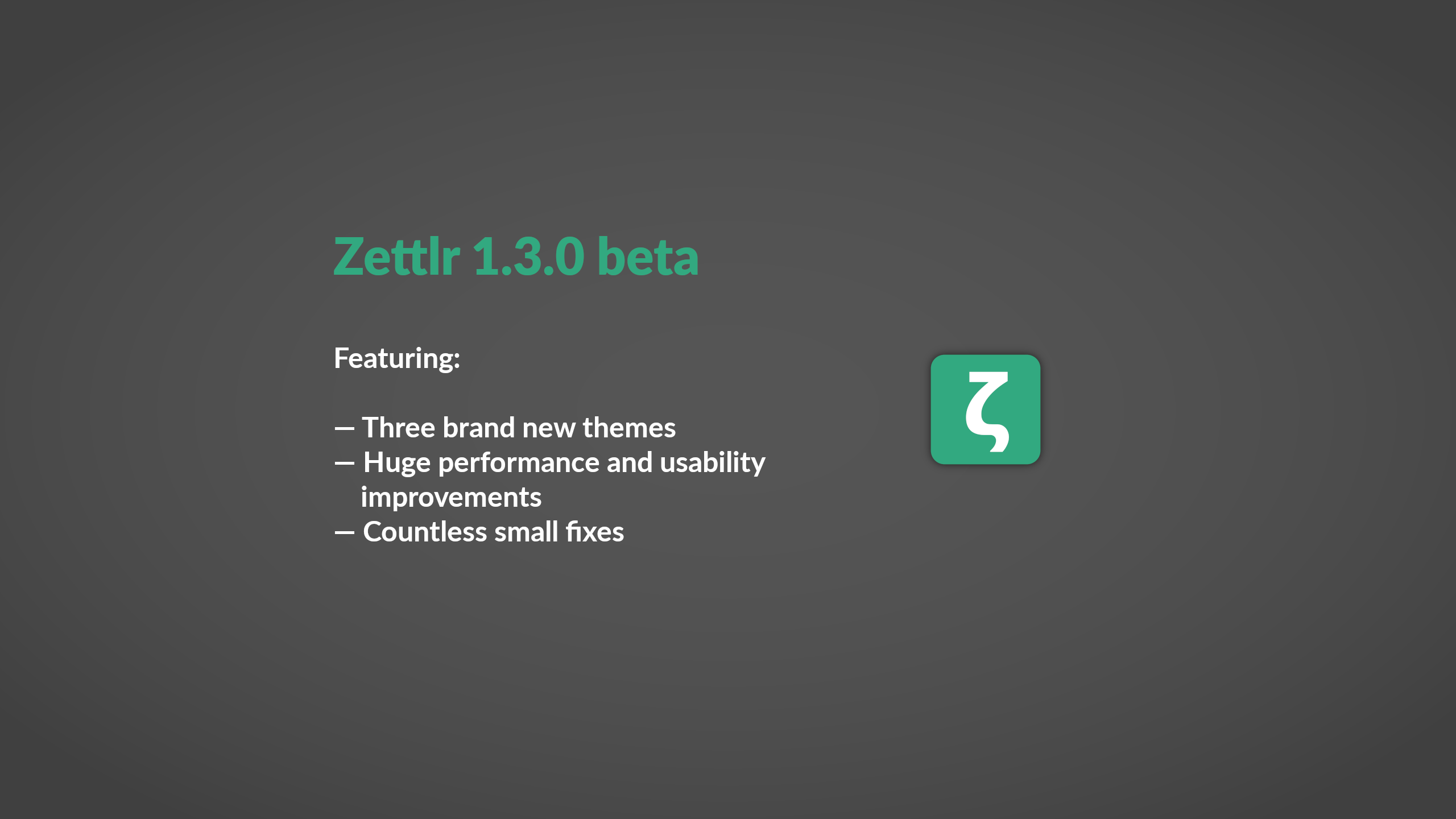 Beta Phase for Zettlr 1.3 begins